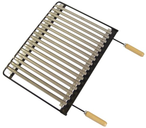 IMEX EL ZORRO 71716 - Parrilla esmaltada, 41 x 62 x 2.7 cm, Color Negro