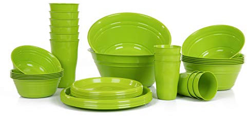 Mintra Home Snack Bowls (Party Set - 38pc) (Green)