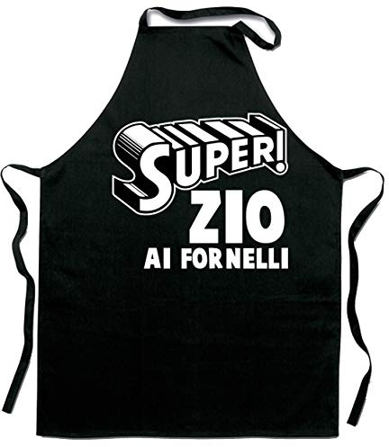 bubbleshirt Grembiule da Cucina Divertente Uomo e Donna - Regalo Originale per Chef, Cuoco, Barbecue e Fornelli in Poliestere - Grafiche Ironiche