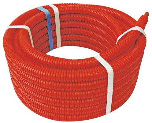 SOMATHERM FOR YOU - Rot Ummantelte Per-Rohrrolle Ø 16-50 M, Schnelle Und Einfache Installation, Kompatibel Mit Allen Per-Fittings, Ideal Für Trinkwasser- Und Heizungssysteme - Weiß
