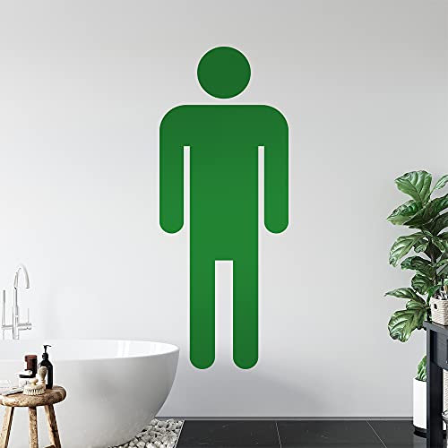 Männlich Piktogramm Wandtattoo Wandaufkleber Wall Sticker - Dekoration, Küche, Wohnzimmer, Schlafzimmer, Badezimmer