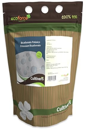 CULTIVERS 5 kg de Bicarbonate de Potassium. Correcteur de carence en Potassium. Renforceur des défenses Naturelles des Plantes