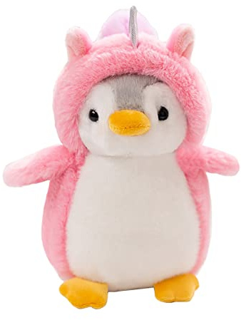 EXQULEG Pinguin Kuscheltier, Süßer Pinguin Plüsch Spielzeug - Geschenk für Jungen, Mädchen und Kinder (A)