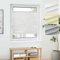 Jalousiescout Plissee Klemmfix ohne Bohren—Jalousie 85x200cm weiß Sichtschutz Fenster Sonnenschutz, Lichtdurchlässig Faltrollo für Fenster & Tür, Basis-Vliesstoff Pure Plissee