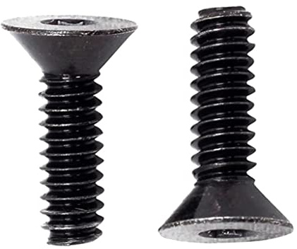Luzhengyang Bogen-Stabilisator-Schrauben-Set für Bogenschießen, Edelstahlschraube für ausgewogenen Griff, Compound- und Recurvebogen-Zubehör, Jagdübungsausrüstung