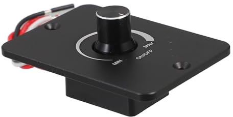 Interruttore Dimmer 12v a Manopola Manuale Pwm, Nero PC