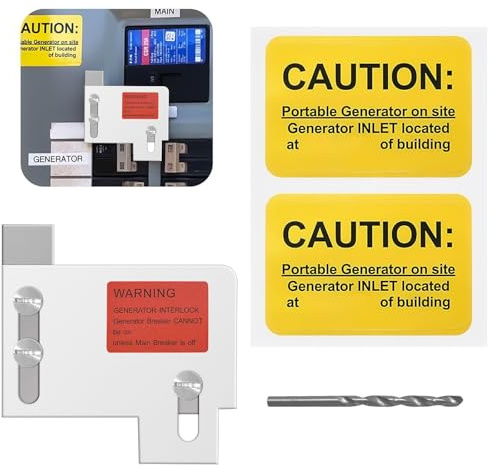 TQMZLN Generator Interlock Kit for Horizontal Main Cutler Hammer CH Series TAN Breaker Panels, 150/200A, 1.5 Spacing