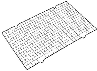 Cabilock Rejilla Antiadherente para Enfriar Alimentos 40x25 Cm De Acero Al Carbono Resistente Refrigeración Rápida para Repostería Cocina Hogar
