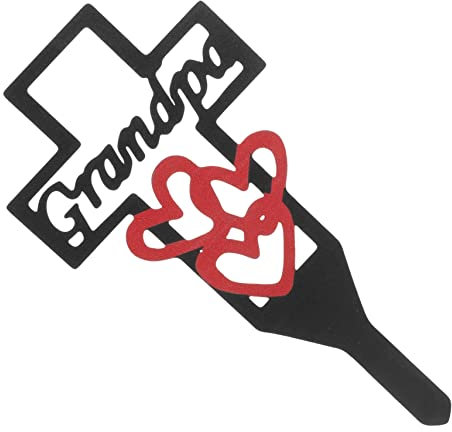 BESPORTBLE Cemetery Memorial Cross Stake Metallkreuz Für Grabdekoration Langlebiger Gartenstecker Für Gedenktafeln Erinnerungsstück Für Verstorbene Angehörige