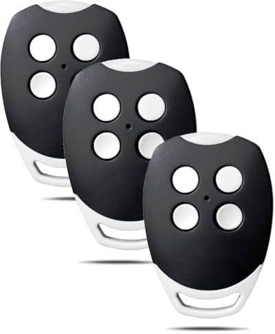 Trasmettitore manuale compatibile Ditec GOL4, BIXLG4, BIXLP2, BIXLS2, 433,92 MHz, 4 canali, per apriporta del garage, 3 pezzi