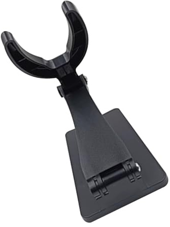 Barcode Scanner ABS mit Verstellbarem Winkel, faltbar, Ständer | Stabile Halterung mit Kompakter Basis, Freihändiges Scannen im Supermarkt und Einzelhandel, Schwarz