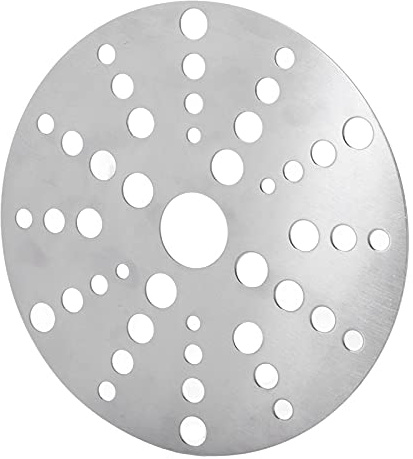 EBTOOLS Stainless Steel Heat Diffuser Induction Cooktop Converter Disk for Gas Stove & Glass Cooktop - Ideal for Slow Cooking and Sauces (Diameter 18cm/7.1in)