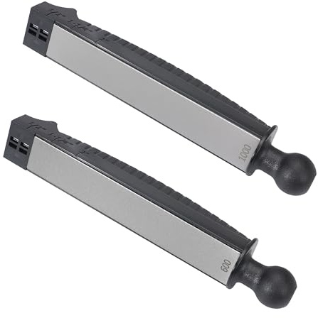 SHARPAL Set di 2 Piastre Diamantate di Ricambio per 202H | Grana Fine 600 e Extra Fine 1000, Dimensioni 1 x 6 / 25,4 x 152,4 mm