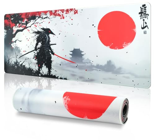 ANOMM Large Gaming Mouse Pad, 800 x 300 x 3 MM Waterproof Mat for Office | Extended | Smooth and Durable | with Non-Slip Base and Stitched Edge | Easy to Clean | Deskpad Laptop for Office and Home