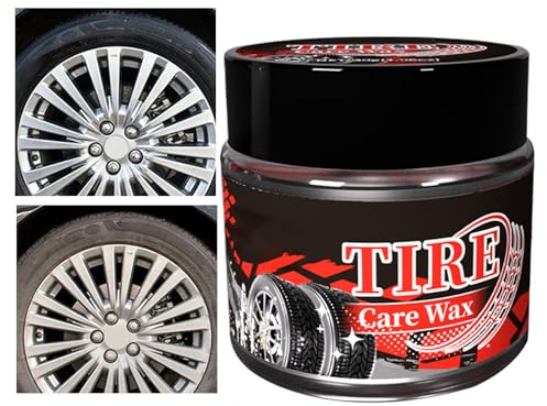 Ofcwoa Cera para neumáticos, protección segura para caucho natural, protección para neumáticos de automóviles, para, principiantes, entusiastas, motocicletas, vehículos, interiores y exteriores