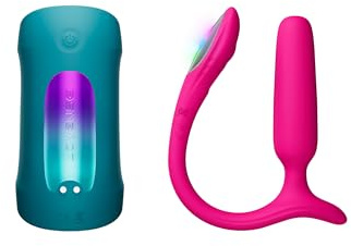 LOVENSE Lush Anal Vibrator & Analplug, Sex Spielzeug für Paare, LOVENSE Gush 2 - Automatischer Masturbator für Männer