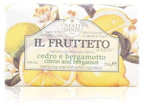 Nesti Dante Il Frutteto Citron & Bergamotte, Handseife aus natürlichen Inhaltsstoffen, 250 g