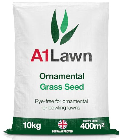 A1 Lawn Ornamental Grass Seed, Fine Blade, Slow Growing, DEFRA Certified