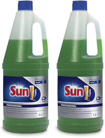Sun professionnel 7510831 Verre à bière Aspirateur à main lave-vaisselle détergent afin de préserver la mousse, 1 litre
