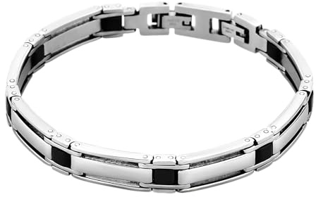 LOTUS STYLE Bracelet LS1575-2/1 Men In Black Acier inoxydable 212.00 mm Homme