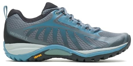 Merrell womens Siren Edge 3 Hiking Shoe, Rock/Bluestone, 8.5 Wide US