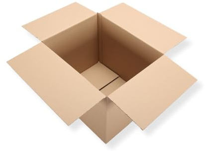 Versandkarton 500x400x400 mm Bücherkarton 1.04 C-welle Box (3 St.)