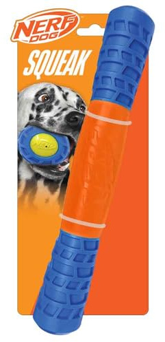 11.5in TPR EXO Squeak Stick - Blue/Orange