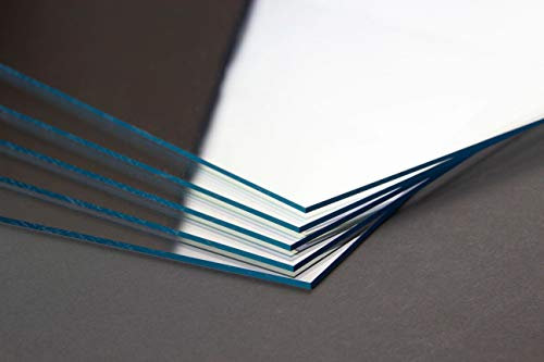 BIRAPA Verre acrylique transparent Épaisseur 1,5 mm Découpe 50x100 cm Plaque en verre acrylique, disque transparent, clair, brillant - Taille et épaisseur sélectionnables