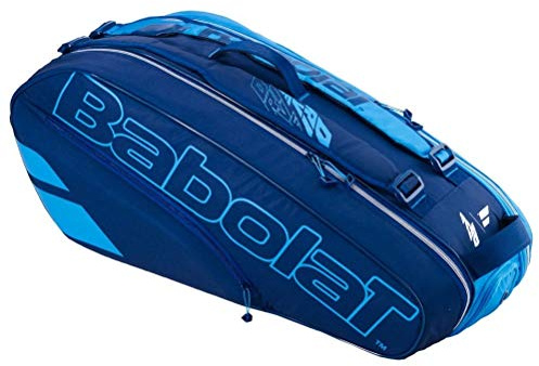Babolat RHx6 Pure Drive - Borsa da tennis per 6 racchette, modello 2021-2024, colore: Blu