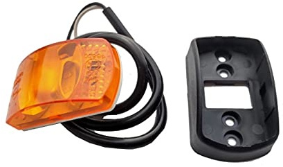 Web Truck Begrenzungslicht Markierungsleuchte Sparset Umrissleuchte orange 12/24V Begrenzungsleuchte Positionsleuchte dünn 4 stuck Auto Bus LKW PKW ATV Wohnwagen Anhänger