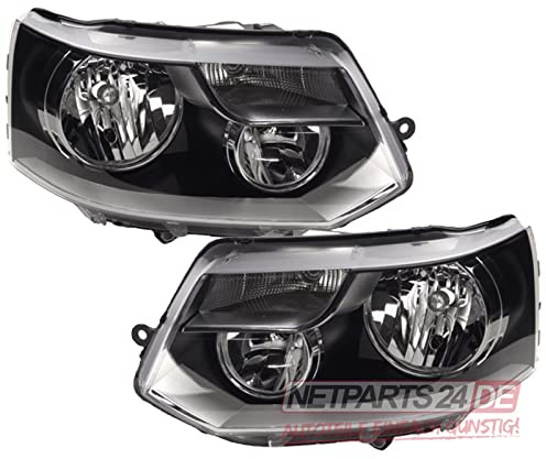 Johns, Scheinwerfer Set Halogen passend für VW Transporter T5 09-H7 H15 TFL