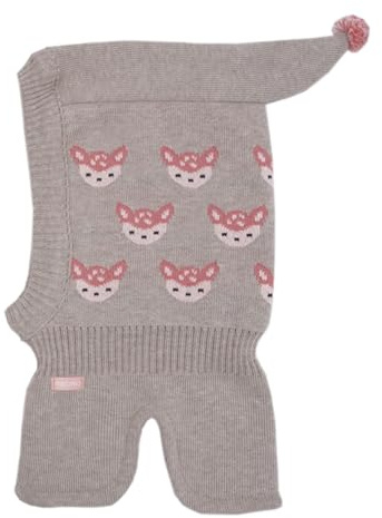 maximo MINI Girl-Schlupfmütze, REH kurzer Zipfel, Halsteil ausgenäht
