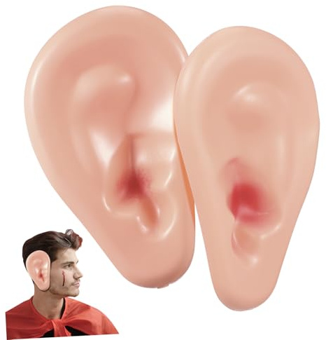 Toyvian 3 Paar Riesige Übergroße Kostümohren Kleidung Schweinekostümohren Jumbo-Fake-Ohren Cosplay-Zubehör Halloween-Kostüme Halloween-Requisiten Falsche Ohren Schweineohren