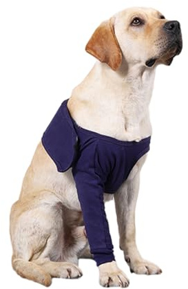 kissral Ärmel für Hundebeine für Nach der Operation, Schützen für ellenbogen Bandage Hund, Hunde-Chirurgie-Erholungsmanschette für das Bein Wunden Schützen Anti-Lecken (M)