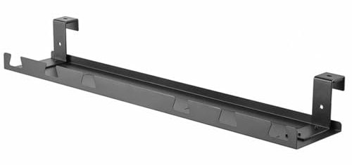 Electraline 71730 Portacavi Sotto Scrivania, Vassoio 590X131X74mm per Gestione de Cavi Elettrici, Organizzatore di Cavi Desk, Canalina Passacavi Scrivania Fili Management Ideale per Casa & Ufficio