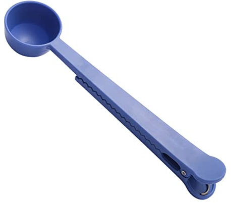 2 in 1 Measuring Spoon Sealing Clip Coffee Scoop for Espresso Tea Milk Protein Powder Bag Clamp Multifunctional Kitchen Accessories Measuring Spoon