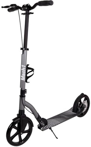 Mach1 Kick Scooter ALU City Roller Tretroller Große XXL Wheel von 145 bis 250mm Rollen/Reifen Erwachsene und Kinderroller klappbar Kickscooter