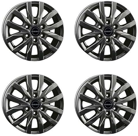 4x Borbet Felgen CW6 6.5x16 ET62 6x130 mistral anthracite glossy kompatibel mit Mercedes Sprinter Sprinter (Typ 906 AC) Sprinter (Typ 906 BB) Sprinter (Typ 906 OK)