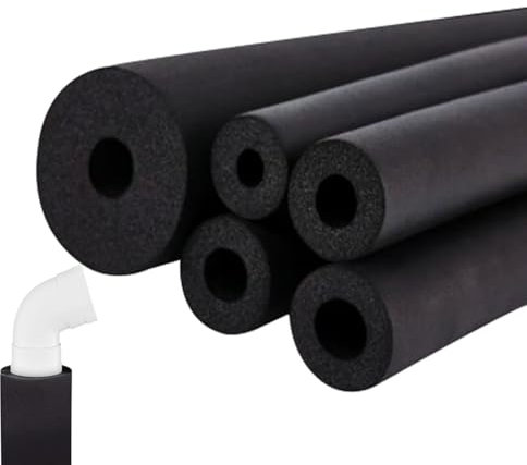 Rohrisolierung Schlauch Schaumstoff Dämmung Rohr Heizung Isolierschlauch Schaumisolierrohr Ø 32mm 43mm 48mm 60mm 76mm 89mm 110mm(ID 13mm x 9mm x 1.8m)