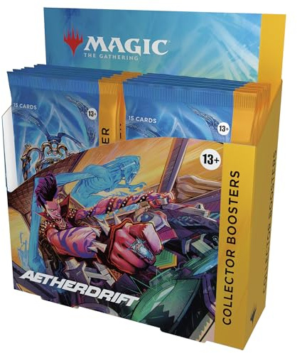 Caja de Sobres de coleccionista de Aetherdrift, de Magic: The Gathering (Versión en Inglés)