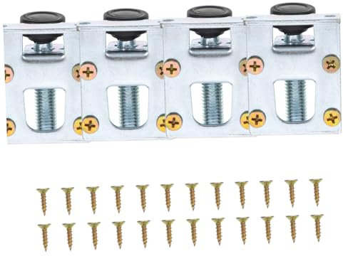 Artibetter 4stücke Teiliges Höhenverstellbare Möbel-nivellierfüße Schwerlast Mit Schrauben Und Muttern Für Tische Schränke Arbeitsplatten Verstellbare rutschfeste Metallfüße Für Verschiedene