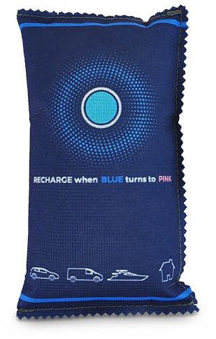 Quebec 350g Car Dehumidifier Bag | Moisture & Damp Absorber for Windscreens & Interior | 100% Leakproof, Reusable Dashboard Dehumidifier & Condensation Remover