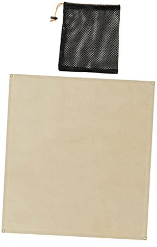 GAROZATION Camping Grill Fireproof Blanket Mat for Outdoor Picnic Fire Retardant Thermal Insulation