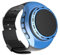 Vocdikficy USB-Aufladbarer Fahrrad-Audio-Tragbarer Armband-Lautsprecher mit Cooler Beleuchtung, Bluetooth-Kompatibel, Sportmusik und FM-Radio.