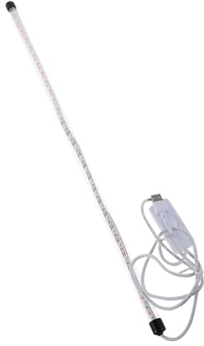 LED Lecksuchgerät für Saxophon und Flöte mit USB Schalter | Weißes Abs Metall, 50cm Flexible Leiste, für Oboen, Musikräume und Wartung Zufälliger Stil