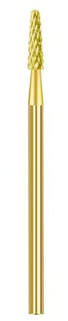 CGBE Punte Fresa Unghie, Forma di Cono, Punta Fresa Unghie Carburo di Tungsteno per Rimuovere Cuticole Pelle Morta e Strass per Unghie, Punte Fresa Cuticole Grana Media per Manicure Pedicure