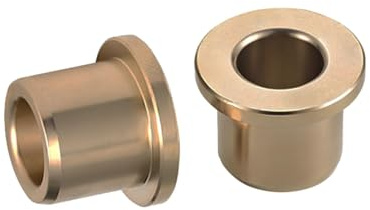 1 pz boccola autolubrificante flangiata in ottone con diametro interno 12mm, diametro esterno 18mm, lunghezza 10-35mm, 25x3/12x18x25mm