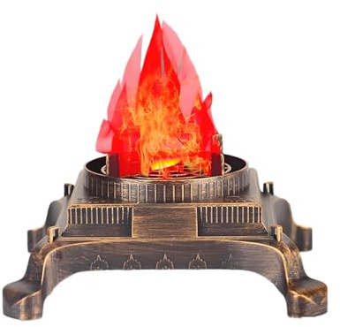 Generico Künstliche Flamme – Lampe elektrische Flamme USB realistisch | ohne Dekoration für Tisch Innen Außen Zimmer Kinder Atmosphäre Party Garten Tischdeko Weihnachten