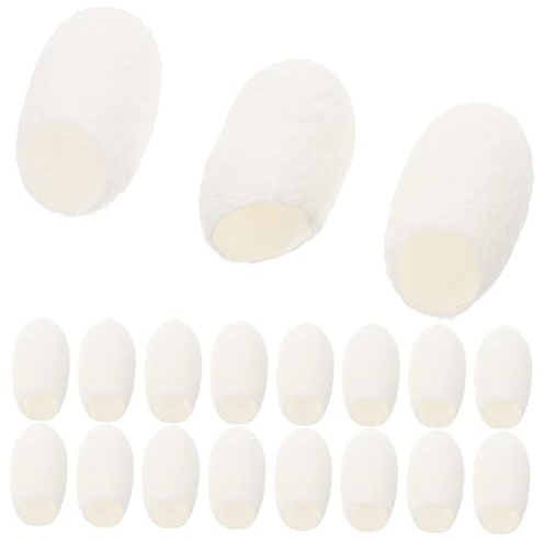 Bolas de Seda para Limpieza Facial 60 Piezas, Color Blanco | Exfoliación Delicada, Limpieza Profunda, Cuidado Seguro, Textura de Seda, Formato 60 Unidades