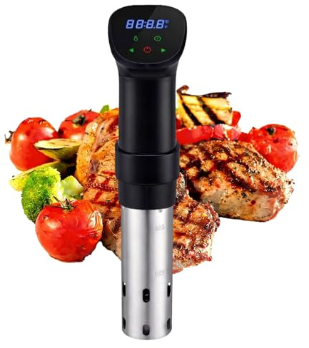 850W Sous Vide Machine, Thermal Immersion Circulator Water Baths Stick with Touchscreen Control Panel, 3D Water Circulation Heating, Accurate Timing, Precision Cooker for Parties/Events